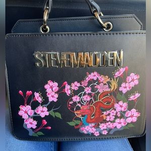 Steve Madden Year Of Dragon Black Purse
